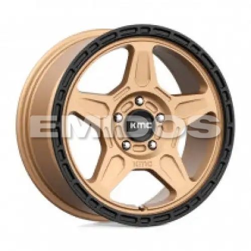 KMC KM721 ALPINE MATTE BRONZE W/ BLACK LIP 5x114.3 17R 8 72.56 38