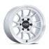 KMC KM729 RANGE GLOSS SILVER W/ MACHINED FACE 5x127 17R 8.5 71.5 -10