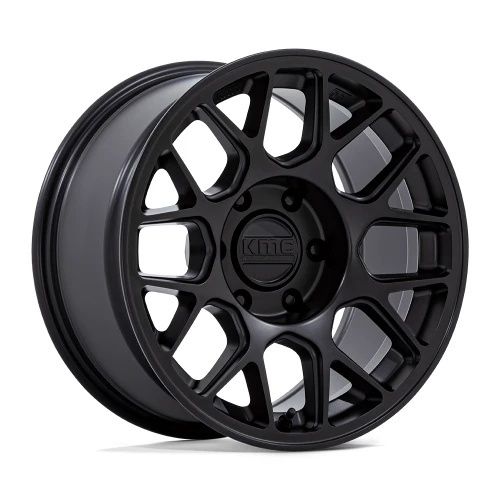KMC KM730 HATCHET MATTE BLACK 6x139.7 17R 8.5 106.1 25