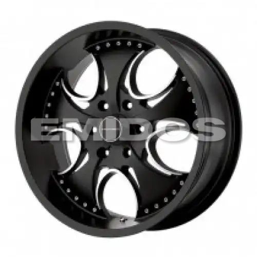 KMC KM755 VENOM MATTE BLACK 5x120.65 24R 9.5 72.56 12