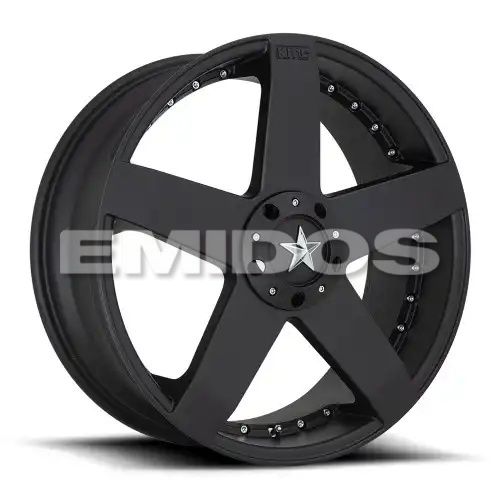 KMC KM775 ROCKSTAR CAR MATTE BLACK 5x108/114.3 18R 8 72.56 42
