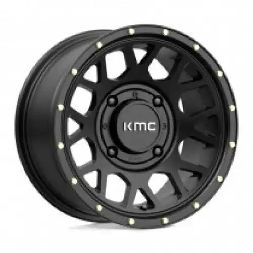 KMC KS135 GRENADE SATIN BLACK 4x137 15R 10 112.1 BNK