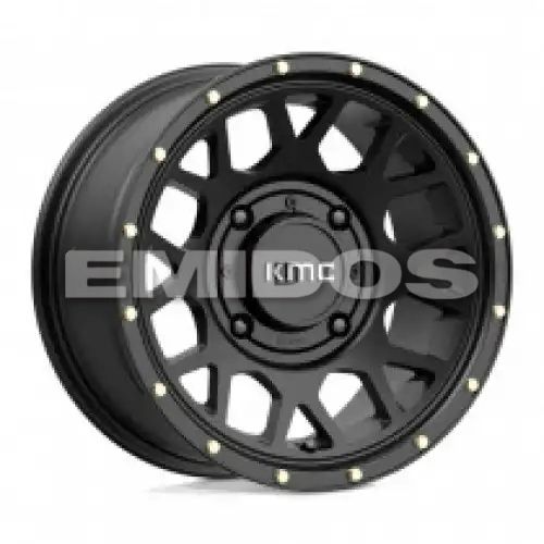 KMC KS135 GRENADE SATIN BLACK 4x137 15R 10 112.1 BNK