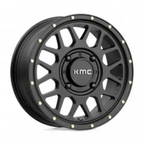 KMC KS135 GRENADE SATIN BLACK 4x137 15R 6 112.1 38