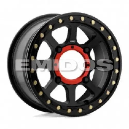 KMC KS234 ADDICT 2 BEADLOCK SATIN BLACK 4x137 15R 6 112.1 38