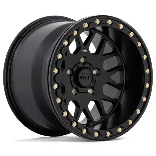 KMC KS235 GRENADE BEADLOCK SATIN BLACK 5x114.3 15R 10 72.56 BNK