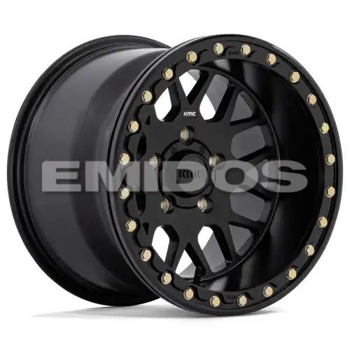 KMC KS235 GRENADE BEADLOCK SATIN BLACK 5x114.3 15R 10 72.56 BNK