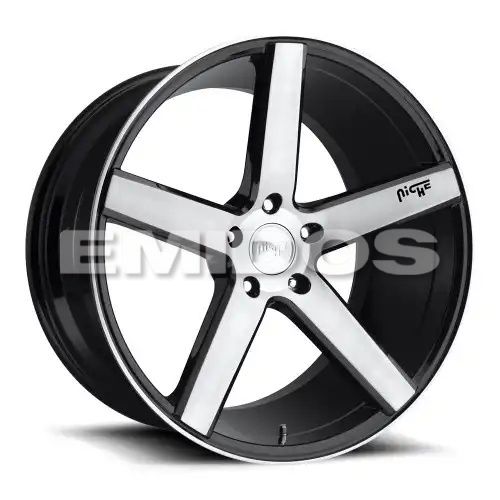 Niche M124 MILAN GLOSS BLACK BRUSHED 5x120 17R 8 72.56 40