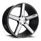 Niche M124 MILAN GLOSS BLACK BRUSHED 5x112 20R 8.5 66.56 34