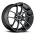Niche M130 TARGA MATTE BLACK DOUBLE DARK TINT 5x114.3 17R 8 72.56 40
