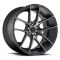 Niche M130 TARGA MATTE BLACK DOUBLE DARK TINT 5x112 18R 8 66.56 42