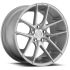 Niche M131 TARGA GLOSS SILVER MACHINED 5x114.3 17R 8 72.56 40