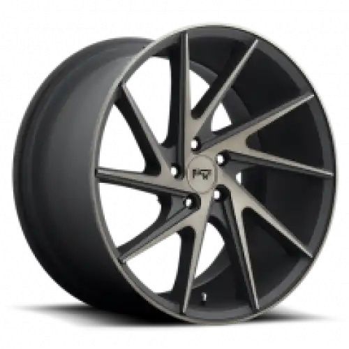 Niche M163 INVERT MATTE BLACK MACHINED RING 5x114.3 20R 10.5 72.56 45