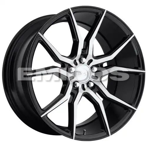 Niche M166 ASCARI GLOSS BLACK BRUSHED 5x120 19R 9.5 72.56 35