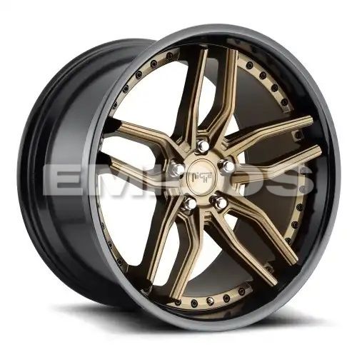 Niche M195 METHOS MATTE BRONZE BLACK BEAD RING 5x112 20R 10 66.56 40