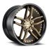 Niche M195 METHOS MATTE BRONZE BLACK BEAD RING 5x112 20R 10 66.56 40