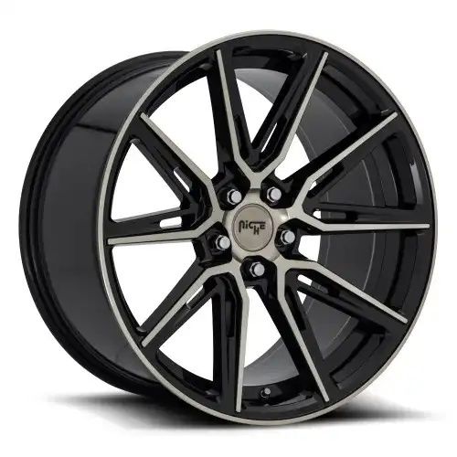 Niche M219 GEMELLO GLOSS MACHINED DOUBLE DARK TINT 5x114.3 20R 9 72.56 35