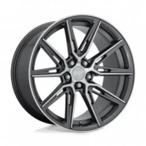 Niche M220 GEMELLO GLOSS ANTHRACITE MACHINED 5x115 20R 10.5 71.5 20