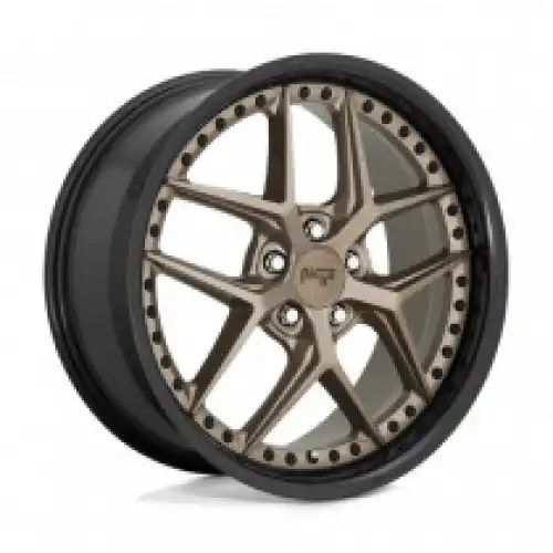 Niche M227 VICE MATTE BRONZE BLACK BEAD RING 5x112 20R 10.5 66.56 40