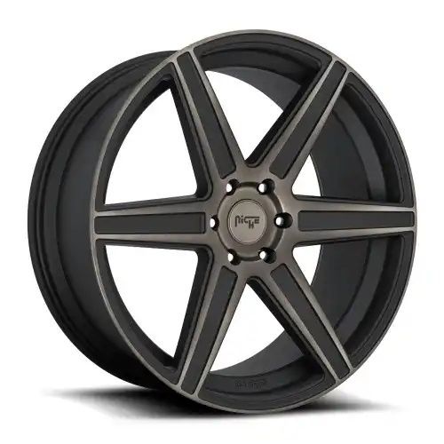 Niche M236 CARINA MATTE MACHINED DOUBLE DARK TINT 5x115 20R 9 71.5 18