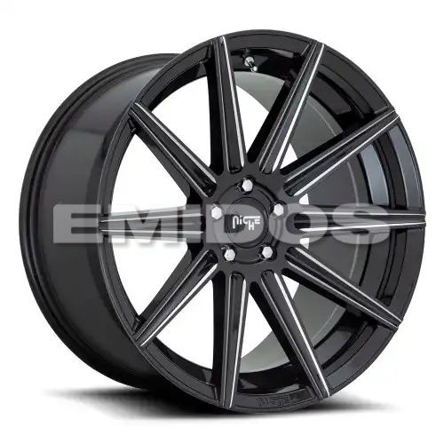 Niche M243 TIFOSI GLOSS BLACK MILLED 5x120 20R 10.5 72.56 35