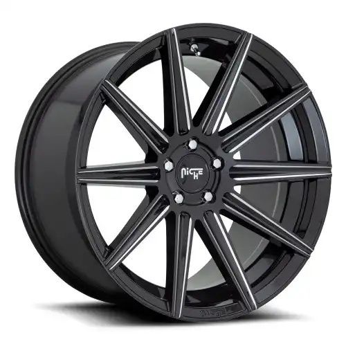 Niche M243 TIFOSI GLOSS BLACK MILLED 5x115 20R 9 71.5 18
