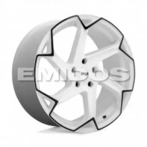 Niche M257 FLASH GLOSS WHITE W/ BLACK 5x112 20R 10.5 66.56 40