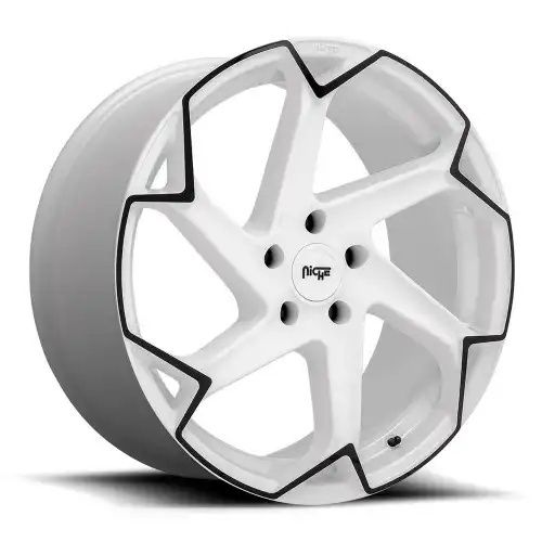 Niche M257 FLASH GLOSS WHITE W/ BLACK 5x120 20R 9 72.56 35