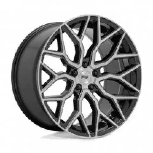 Niche M262 MAZZANTI GLOSS BLACK BRUSHED FACE 5x114.3 19R 9.5 72.56 35