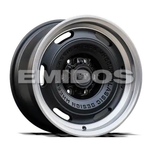 Black Mud M520C Matte Black/Machined lip 6x139.7 17R 8.5 100,1 0