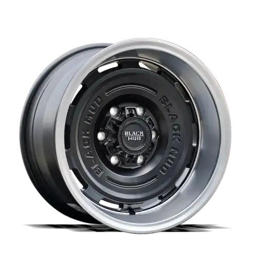 Black Mud M560 Matte Black/Machined lip 6x139.7 17R 8.5 100,1 0