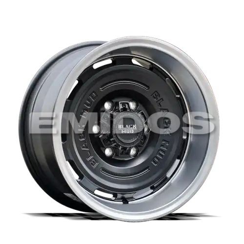 Black Mud M560 Matte Black/Machined lip 6x139.7 18R 8.5 93,1 12