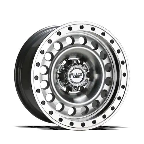 Black Mud M570 Silver Machined Face 5x150 18R 8.5 110 20