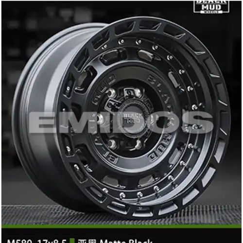 Black Mud M580 Matte Black 6x139.7 17R 8.5 100,1 0