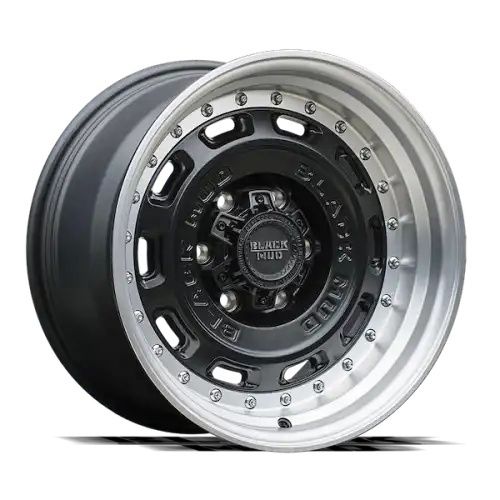 Black Mud M580C Matte Black/Machined lip 6x139.7 17R 8.5 100,1 0