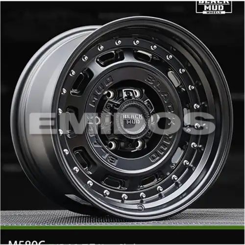 Black Mud M580C Matte Black 6x139.7 17R 8.5 100,1 0
