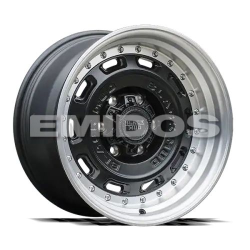 Black Mud M580C Matte Black/Machined lip 6x139.7 18R 8.5 100,1 0