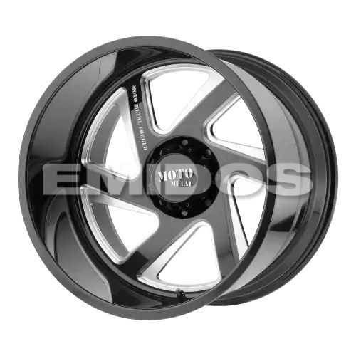 Moto Metal MO400 GLOSS BLACK MILLED 6x139.7 22R 14 106.1 -76