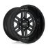 Moto Metal MO800 DEEP SIX GLOSS BLACK MILLED 6x139.7 20R 12 106.1 -44
