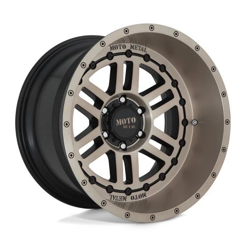 Moto Metal MO800 DEEP SIX SATIN BLACK W/ BRONZE TINT 8x165.1 20R 12 125.1 -44