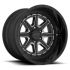 Moto Metal MO801 PHANTOM GLOSS BLACK W/ GRAY TINT 5x127 20R 10 71.5 -18