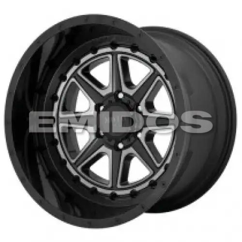 Moto Metal MO801 PHANTOM GLOSS BLACK W/ GRAY TINT 8x170 20R 10 125.1 -18