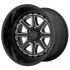 Moto Metal MO801 PHANTOM GLOSS BLACK W/ GRAY TINT 8x165.1 20R 12 125.1 -44