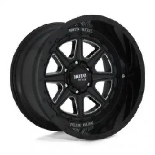 Moto Metal MO801 PHANTOM GLOSS BLACK MILLED 6x139.7 22R 12 106.1 -44