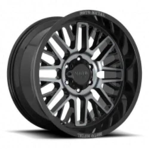 Moto Metal MO802 GLOSS BLACK MACHINED W/ GRAY TINT 6x135 20R 9 87.1 BNK