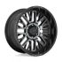 Moto Metal MO802 WARLOCK GLOSS BLACK MACHINED W/ GRAY TINT 5x139.7 20R 9 78.1 18