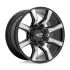 Moto Metal MO804 SPIDER GLOSS BLACK MACHINED 8x180 20R 9 124.2 BNK