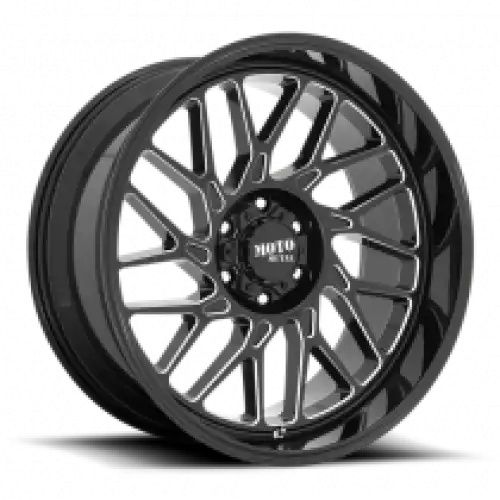 Moto Metal MO805 GLOSS BLACK MILLED 8x180 20R 10 124.2 -18