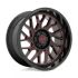 Moto Metal MO805 GLOSS BLACK MILLED W/ RED TINT 6x135 22R 10 87.1 -18