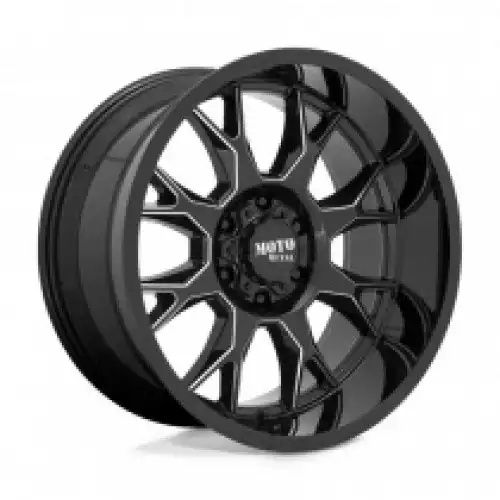 Moto Metal MO806 GLOSS BLACK MILLED 5x127 20R 10 71.5 -18